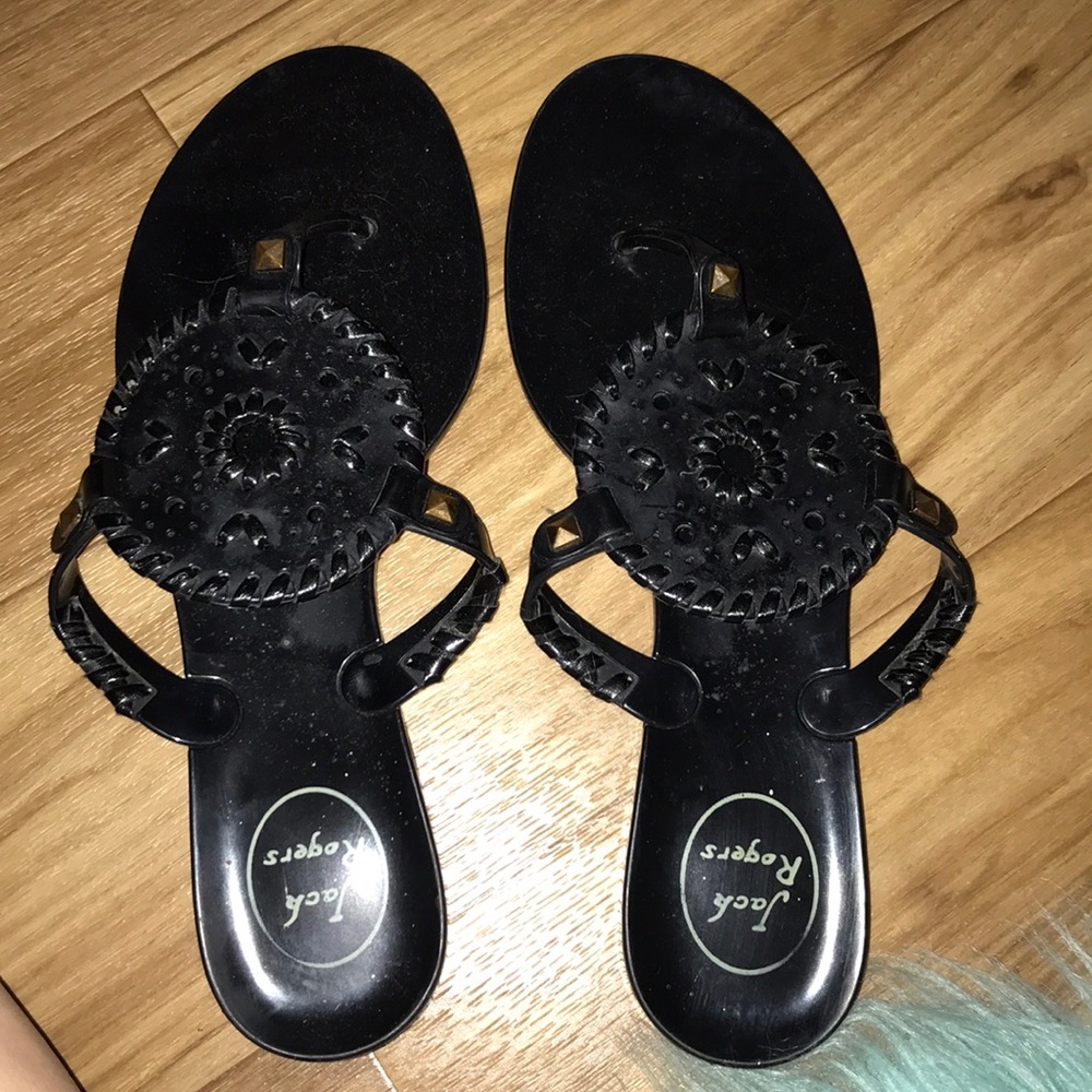 Black Jellie Jack Rogers